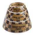 Gamelle Checker Chewy Vuiton - HAUTE DIGGITY DOG