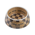 Gamelle Checker Chewy Vuiton - HAUTE DIGGITY DOG