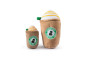 Jouet pour Chiens Starbarks Frenchie Roast Petit - HAUTE DIGGITY DOG