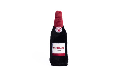 Jouet peluche Happy Hour Crusherz Vin Rouge - ZIPPY PAWS