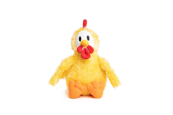 Peluche Fluffy Poulet Pour Chien FABDOG