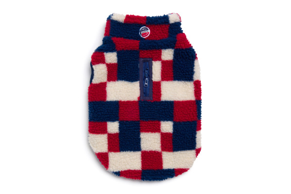 Veste Sherpa Navy Pour Chien FABDOG