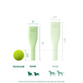 Jouet pour Chiens en Caoutchouc Naturel Chew Vert- EARTH RATED