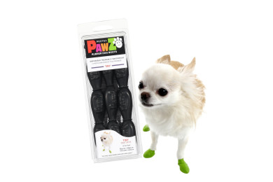 Bottes pour chiens Noires PAWZ