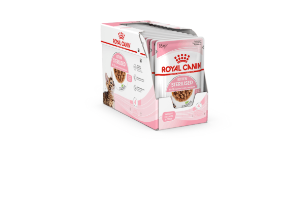 Bouchées en Sauce Pour Chatons Kitten Sterilised 12X85g - ROYAL CANIN
