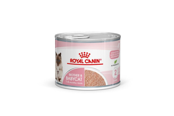 Mousse Pour Chats et chatons Mother & Babycat 195g - ROYAL CANIN