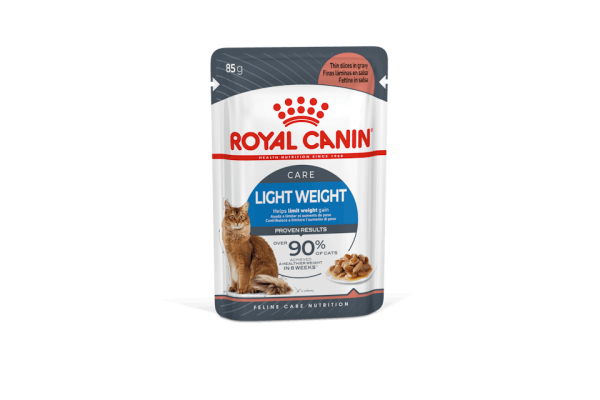 Bouchées en Sauce Pour Chats Light Weight Care 12X85g - ROYAL CANIN