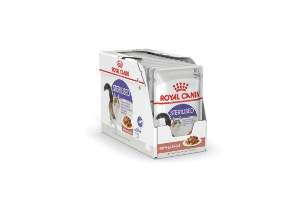 Bouchées en Sauce Pour Chats Sterilised 12X85g - ROYAL CANIN