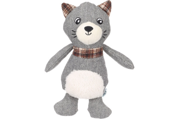 Jouet Peluche Raton Laveur gris - FLAMINGO