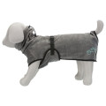 Peignoir de bain pour chien en tissu éponge  gris - TRIXIE