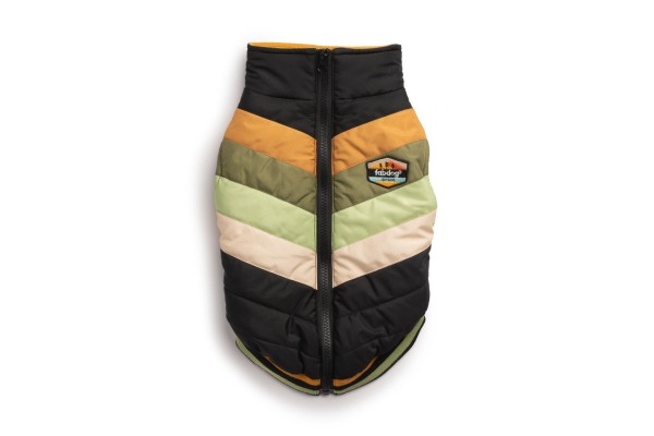 Manteau Chevron Noir Pour Chien FABDOG