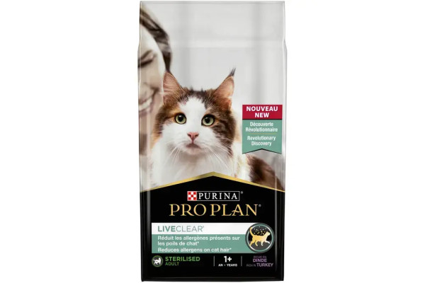 Croquettes Pour Chats Adultes Stérilisés Liveclear - PURINA PRO PLAN