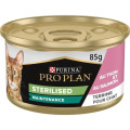 Mousse pour Chats Stérilisés au Saumon & Dinde 85g - PURINA PRO PLAN