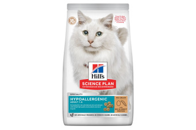 Croquettes Pour Chats Hypoallergenic Insectes Oeuf 1,5kg - HILL’S