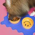 Gamelle Smiley Céramique Chien Et Chat COOCKOO