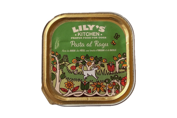 Pâtée Chien 150g LILY’S KITCHEN Pasta Al Ragu