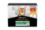 Bouchées Humides pour Chats Adultes 10X85g - PURINA PRO PLAN