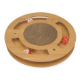 Griffoir Rond En Carton Pour Chat Avec Boules Sonores – Camon
