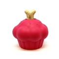 Jouet à mâcher en caoutchouc durable et distributeur de friandises Cupcake Rose - SODAPUP