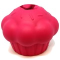 Jouet à mâcher en caoutchouc durable et distributeur de friandises Cupcake Rose - SODAPUP