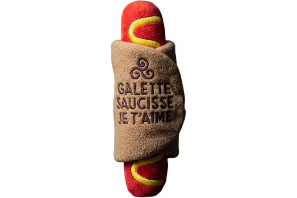 Jouet pour chien breton galette saucisse - bandit