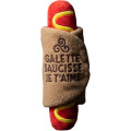 Jouet Galette Saucisse Pour Chien - FRENCH BANDIT