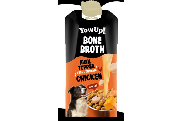 Bouillon D’Os Pour Chien Poulet Et Curcuma - YOWUP!